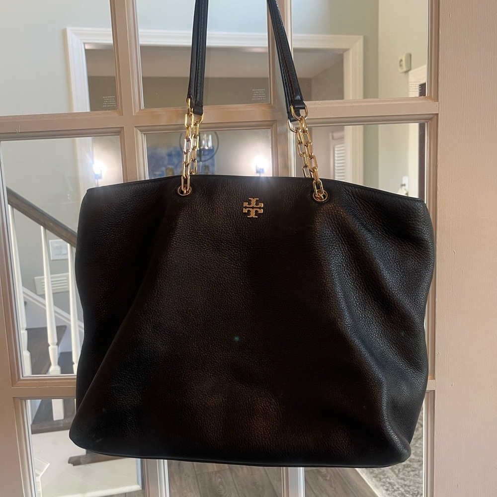 Tory Burch Frieda Pebbled Leather Tote